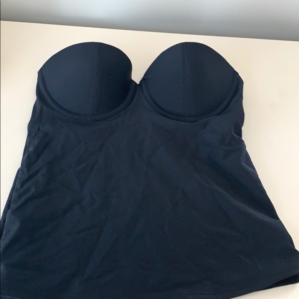 Strapless tankini top